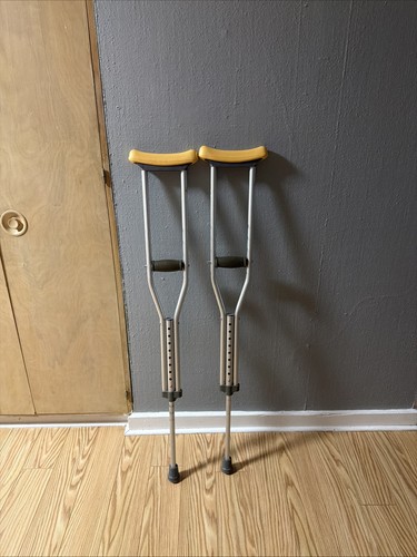 Aluminum crutches - aluminum,